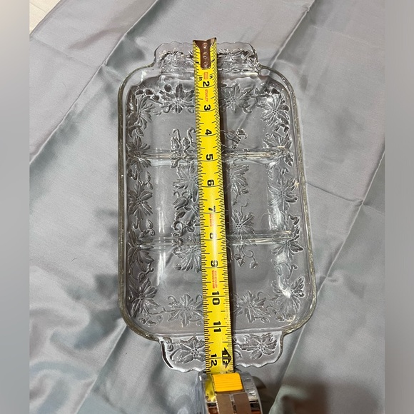 Princess House Crystal Fantasia Serving Dish Tray, Excellent Condition - Picture 7 of 8